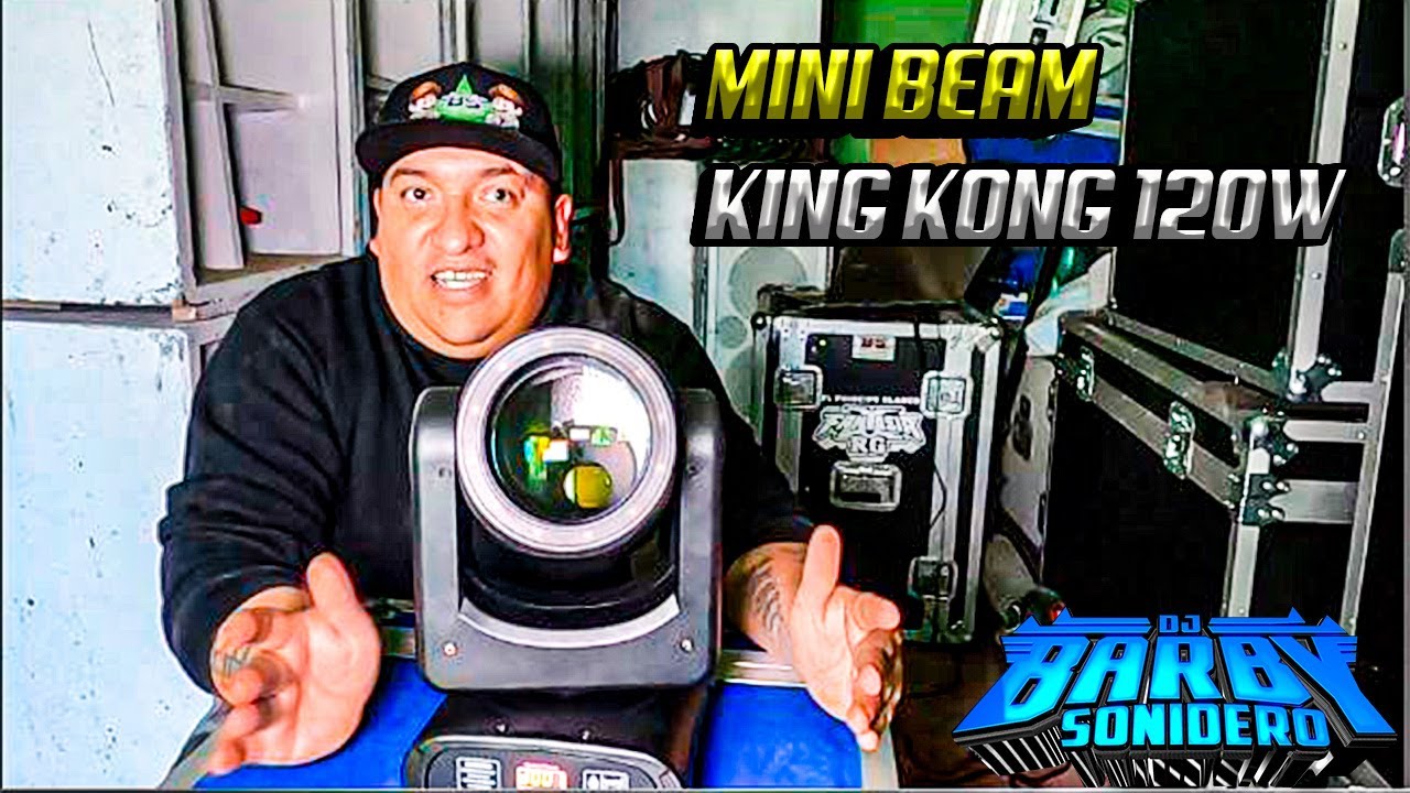 MINI BEAM 120W KING KONG LED CON ARO DE LED TE LA MOSTRAMOS