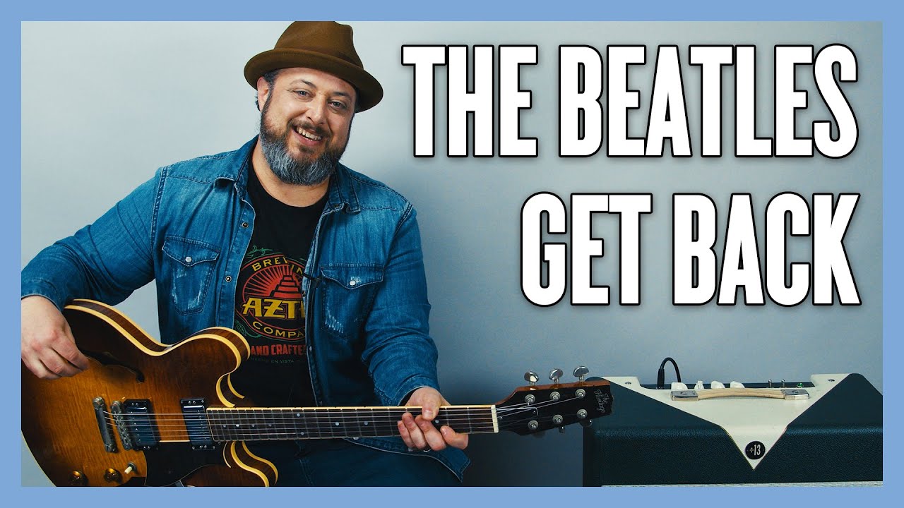 Урок игры на гитаре Beatles Get Back + обучение (ритм)