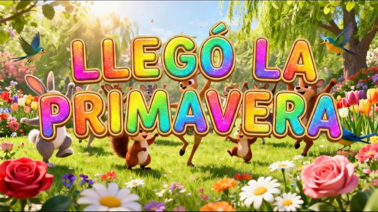 Llegó la Primavera☀️🌸 Canción Infantil para Bailar y Festivales🌷
