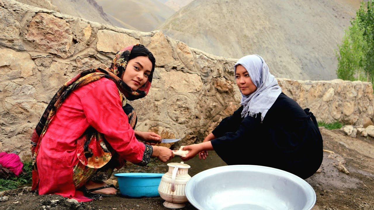 Afghan girls daily life | The most beautiful villages in the farthest parts of Afghanistan