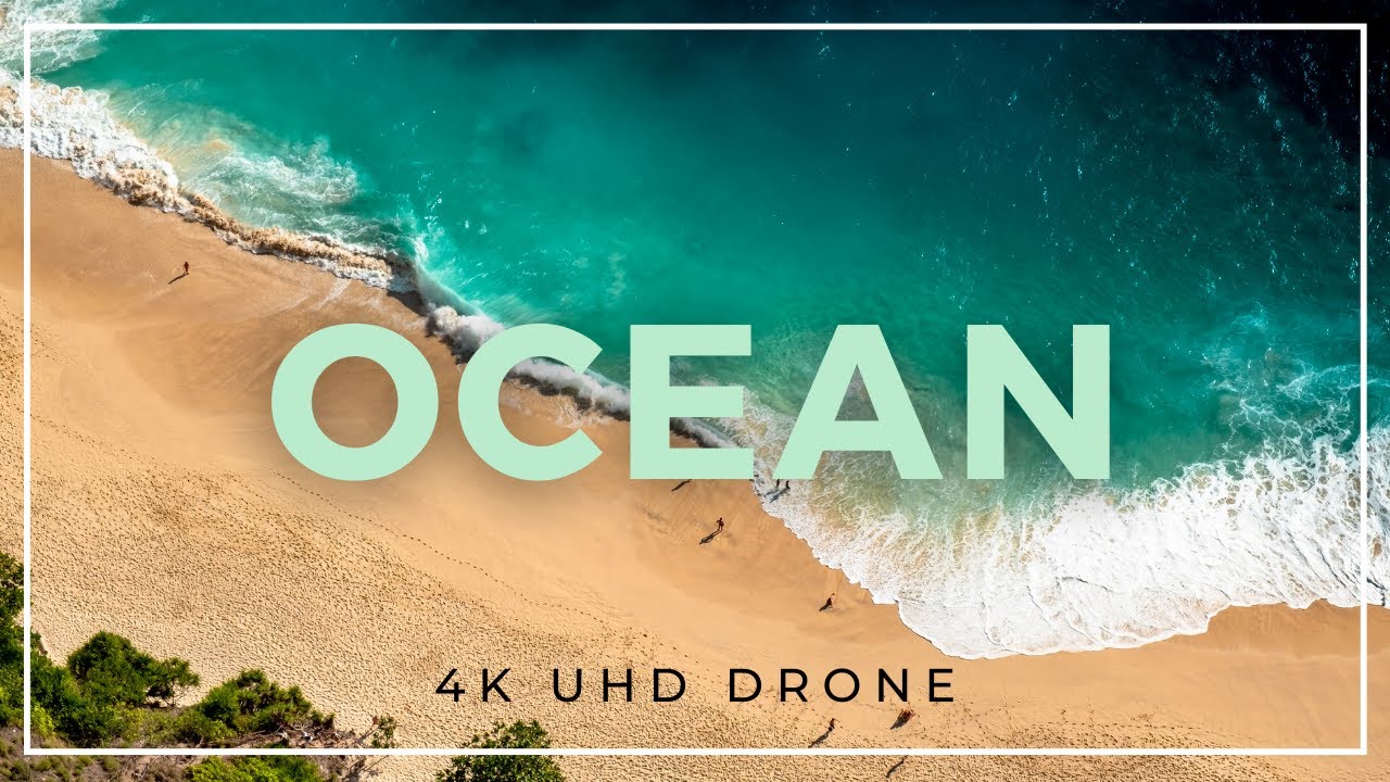 Relaxing Ocean Drone Meditation | 4k Nature Background Music