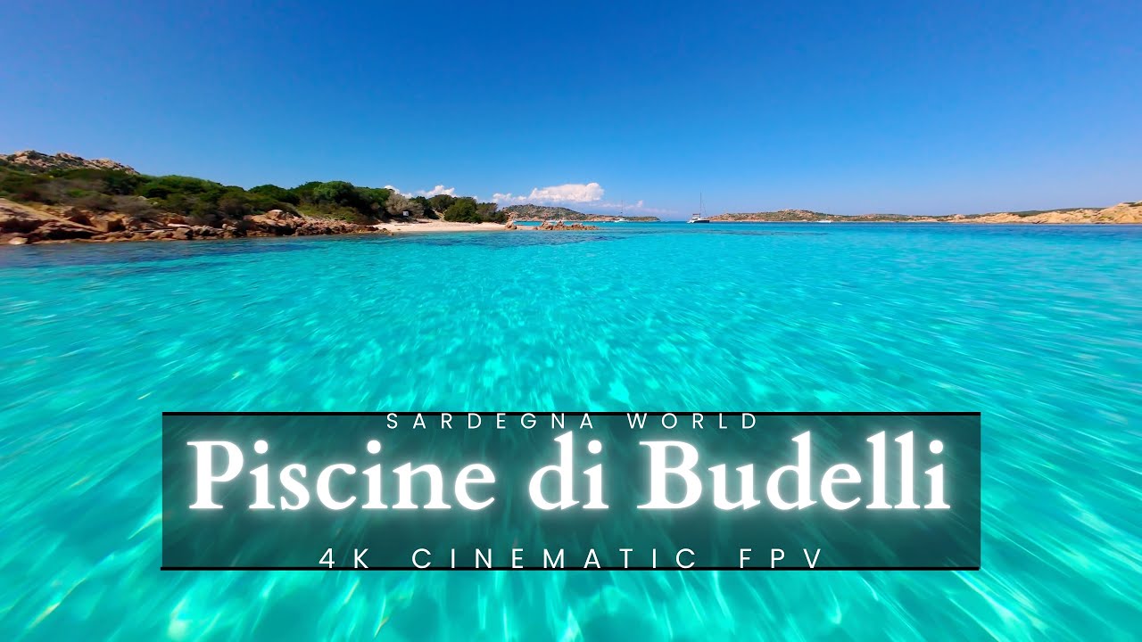 Piscine Naturali e spiaggia del Cavaliere - Budelli [ 4K Cinematic Fpv ] Sardegna World by drone