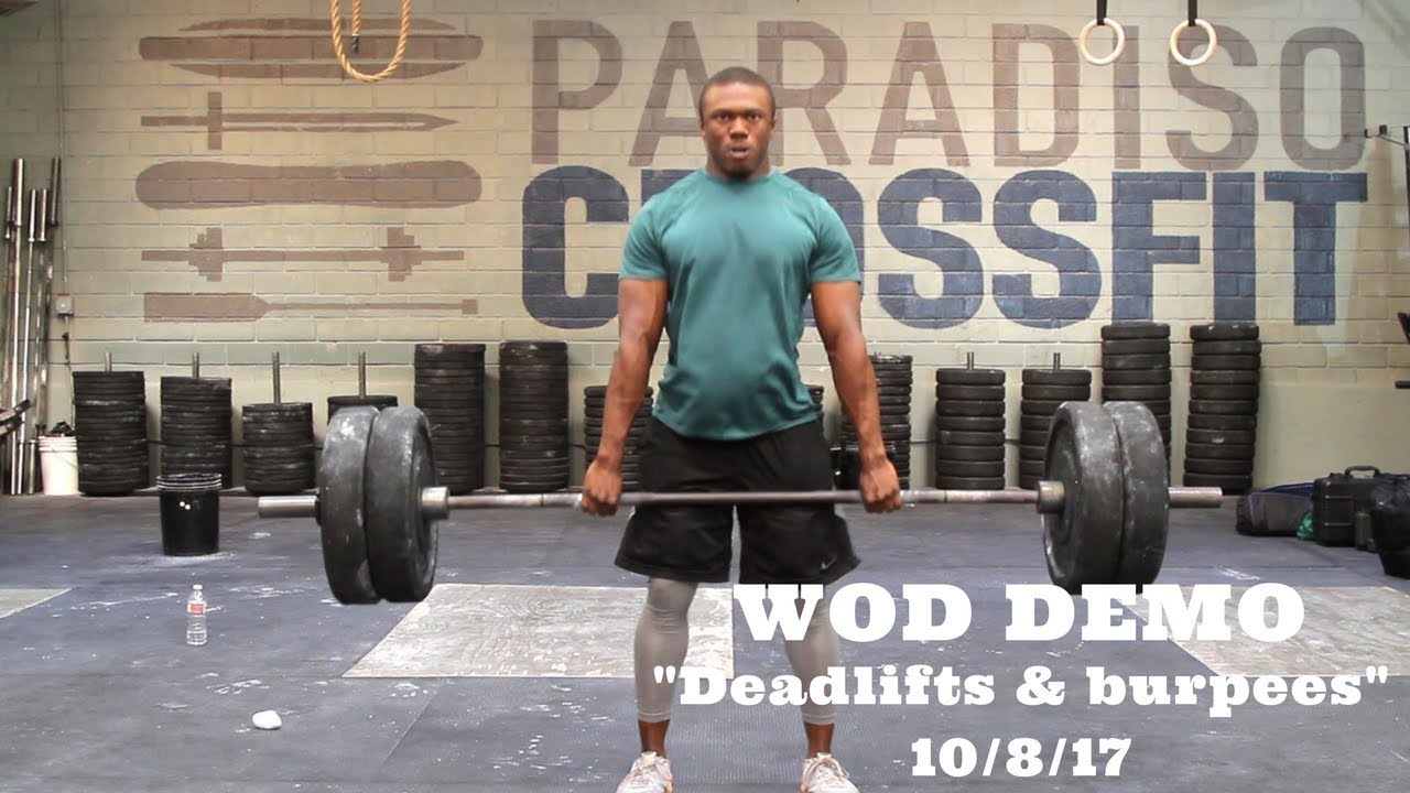 Wod Demo - Deadlift and Burpee amrap (Paradiso CrossFit)