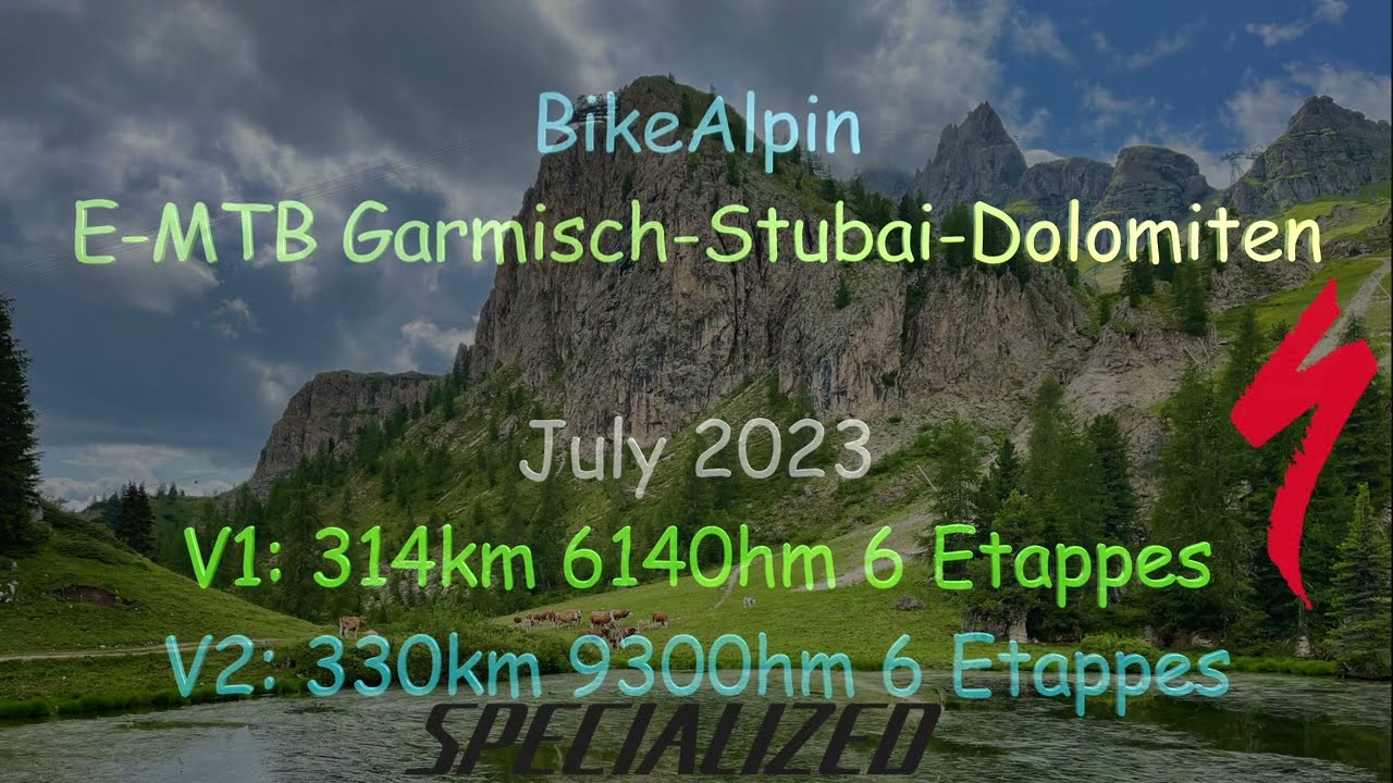 BikeAlpin EMTB Garmisch-Stubai-Dolomiten