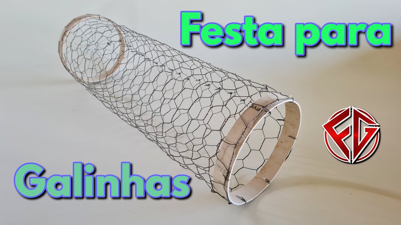 Diversão para Galinhas! Melhor surpresa utilizando Comedouro Pendurado