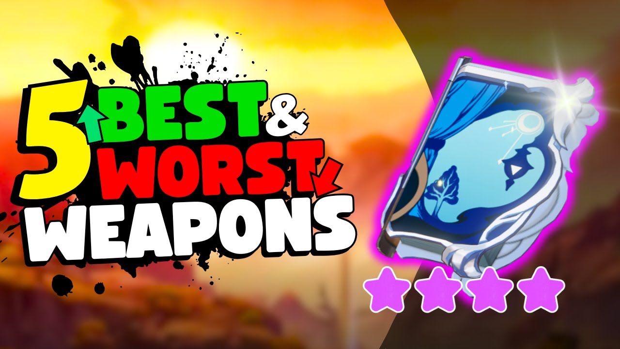 The 5 BEST & WORST 4-Star Weapons in Genshin