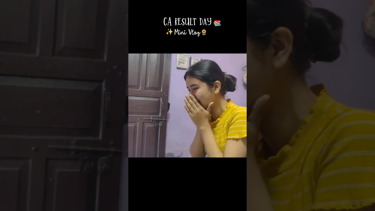 CA foundation result #caresults #cafoundation #caaspirants #minivlog
