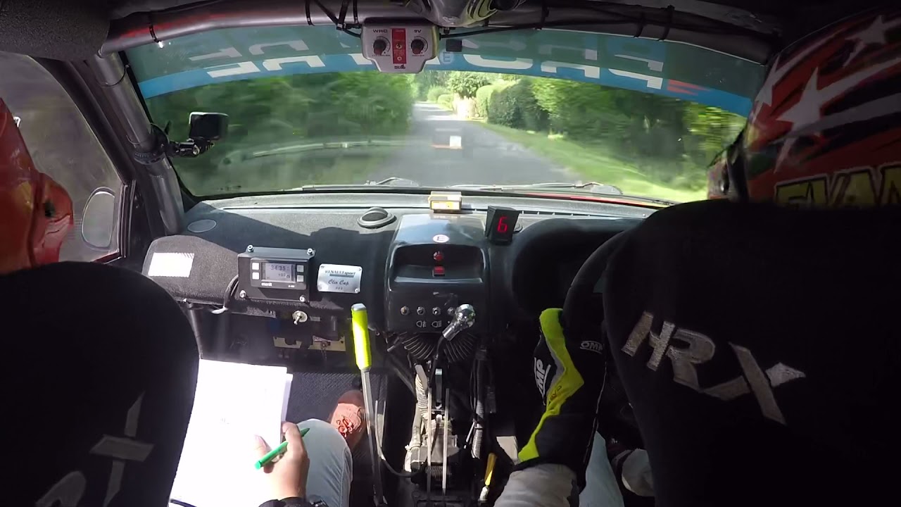 Hills Ford Three Shires Stages Rally 2021 SS5 Crash Nathan Evans & Rhys Edwards Renault Clio F2000