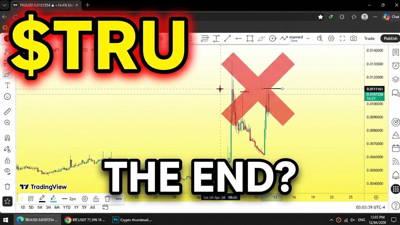 $TRU REJECTION ⚠️ TRUEFI #tru #truefi #crypto #trading #cryptocurrency