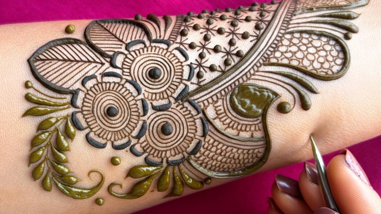 Simple and Beautiful Full Hand Indo Arabic Mehndi Design ll Stylish Mehndi Design ll Mehndi Design 