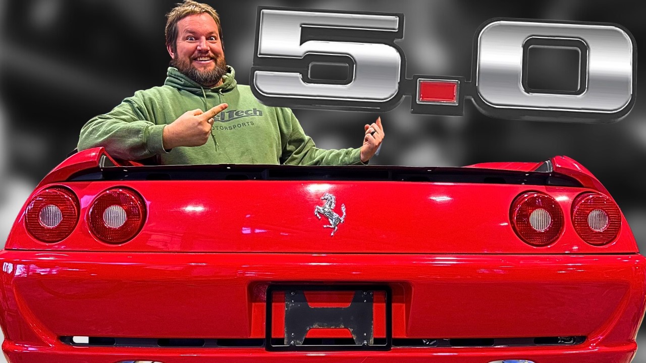 FORD V8 Engine Swapping My FERRARI F355!