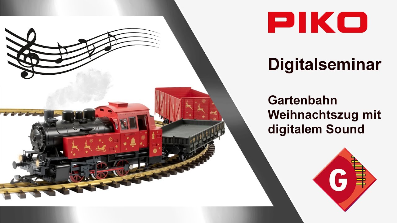 PIKO [D129] Digitalseminar PIKO Gartenbahn Weihnachtszug - Lok mit digitalem Sound ausstatten
