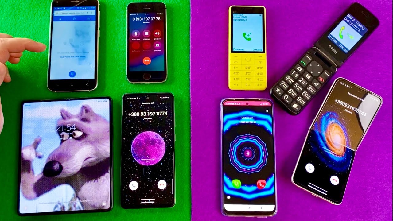 Many Phones Ringing at the Same time Incoming & Outgoing calls iPhone, Samsung, Xiaomi, UMI, BQ …