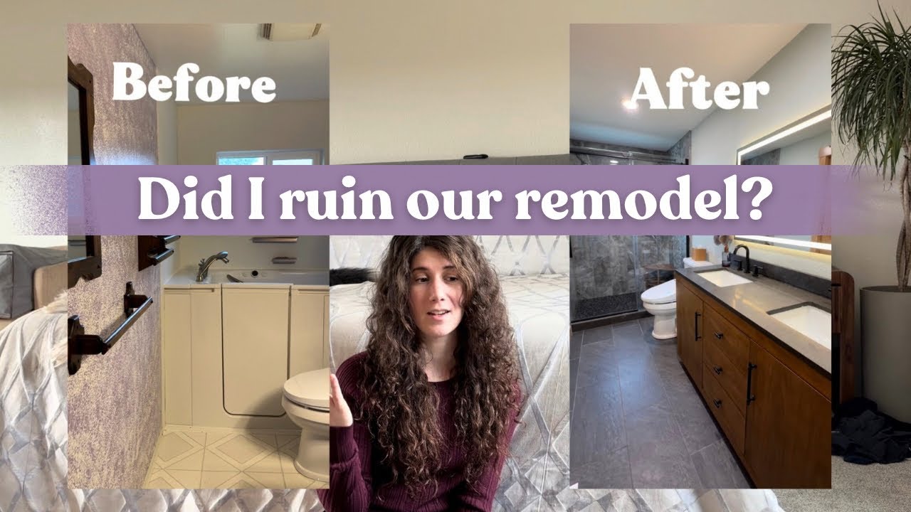 how i designed our primary bathroom | first time designing anything