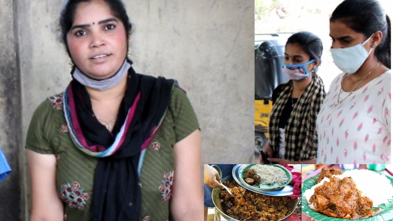 Aunty Meals Hyderabad | Delicious Roadside Meals | Indian street food | Popula Pette