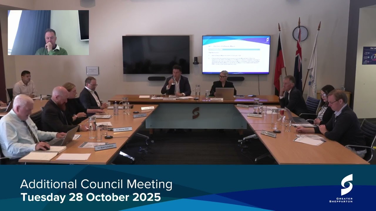 Additional Council Meeting Deputy Mayoral Election