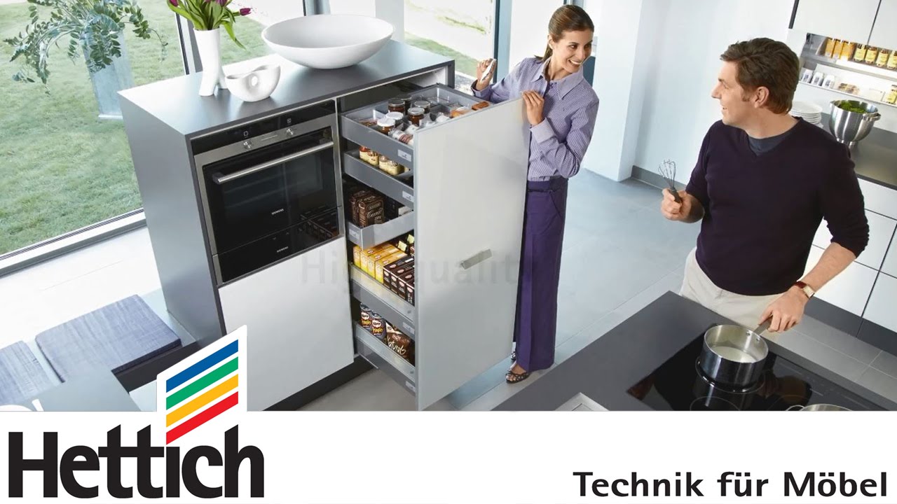 Beautiful and intelligent kitchens with InnoTech drawers and Sensys hinges from Hettich