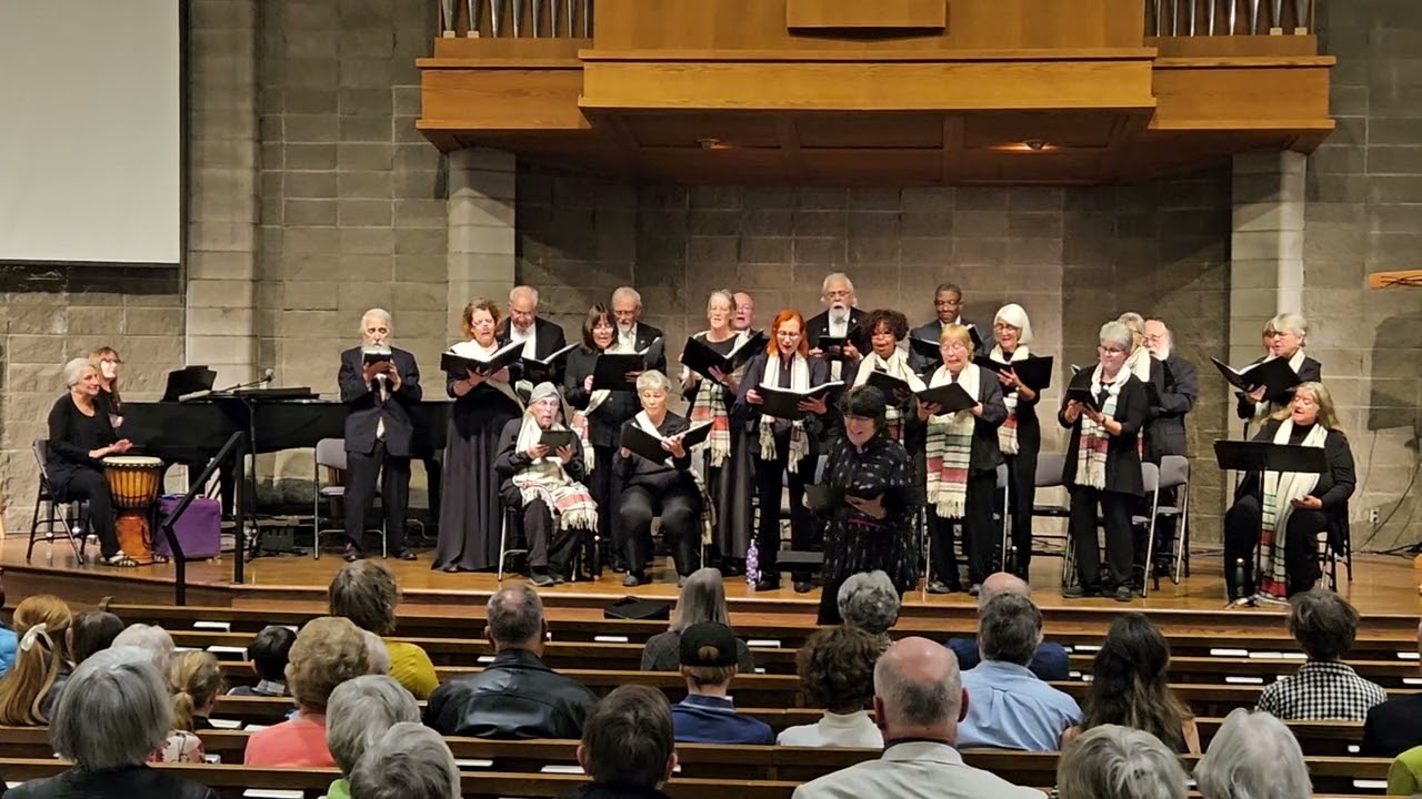 Mari Morgan & Côr Cymry Gogledd America -  Ni fydd môr rhyngom ni - Penri Roberts & Linda Gittins.