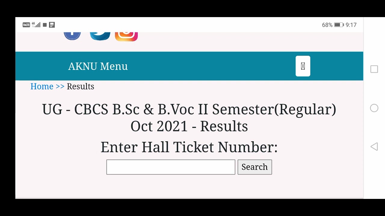 AKNU 2nd semester results 2022|Adikavi nannaya University 2nd semester regular results 2022