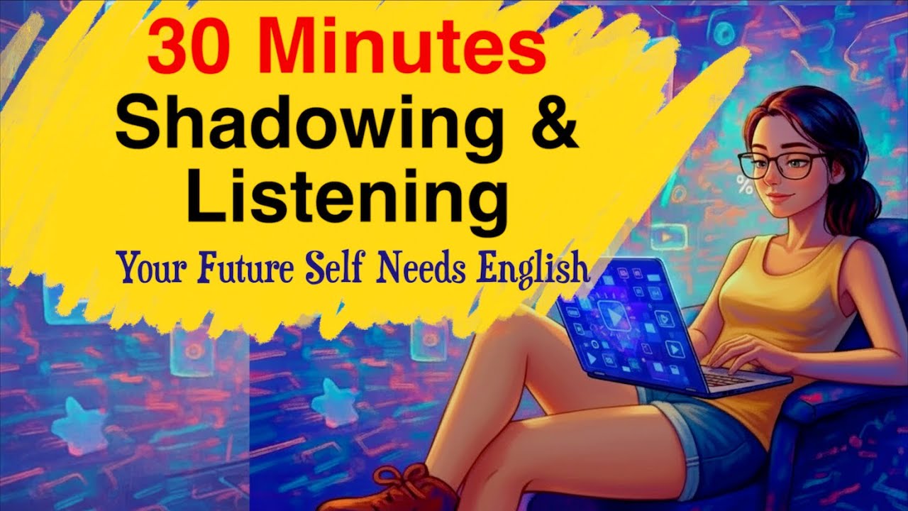 Practice English Speaking for Your Future Self |Motivational Speech in English| Vocabulary  +Meaning