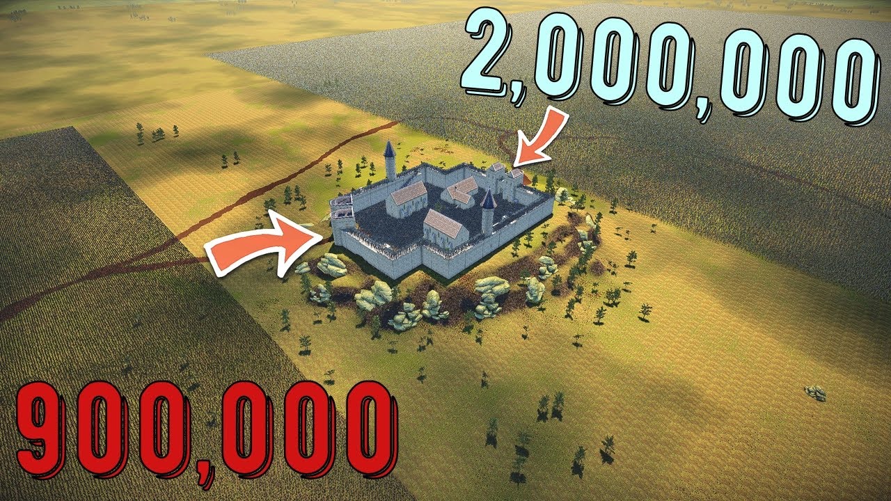 2,000,000 Footman vs Samurai vs 900,000 Orcs - UEBS 2