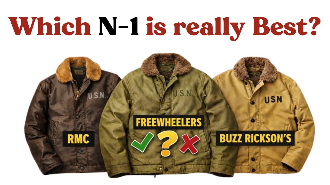 Сравнение курток N1 Deck Jacket: Freewheelers, Real McCoy's, Buzz Rickson's, Iron Heart, Pike Bro...