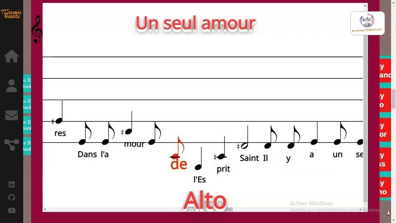 Un seul amour - Lucien Deiss - Alto