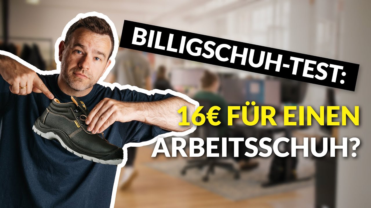 Wie gut sind Arbeitsschuhe von Temu? | Billigschuh im Test