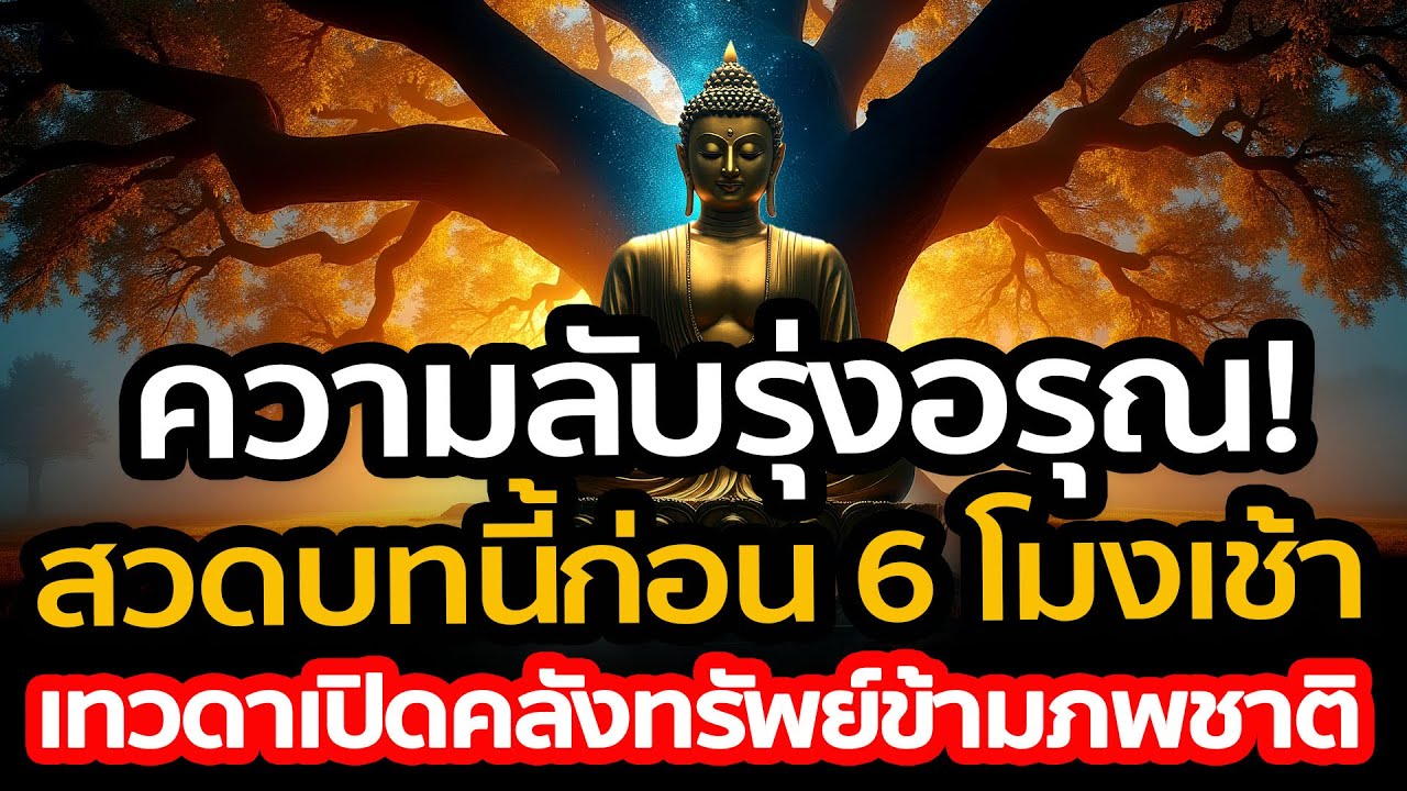ความลับรุ่งอรุณ! สวดบทนี้ก่อน 6 โมงเช้า เทวดาเปิดคลังทรัพย์ข้ามภพชาติให้แก่ผู้ตื่นรู้