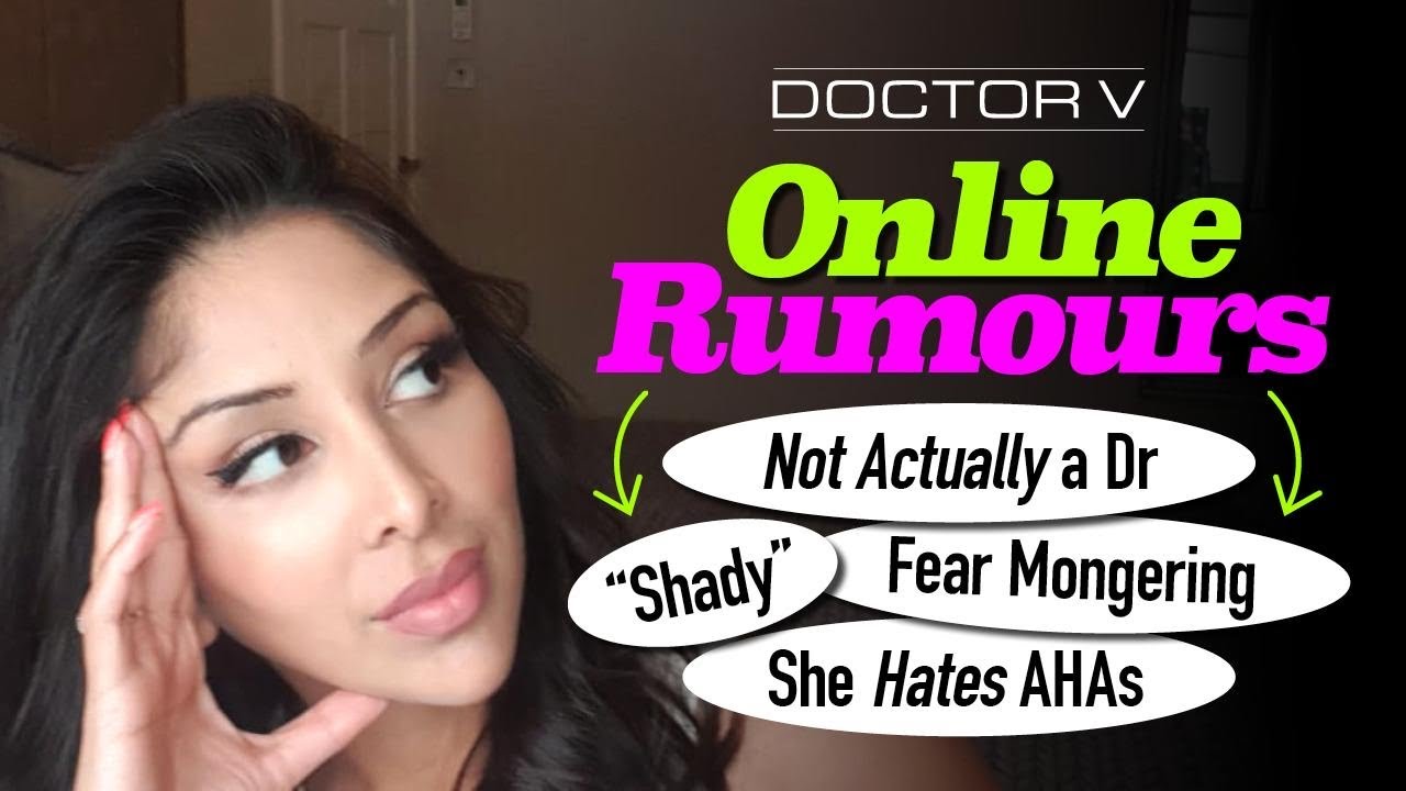 Doctor V - Addressing Online Rumours | Skin Of Colour | Brown Or Black Skin