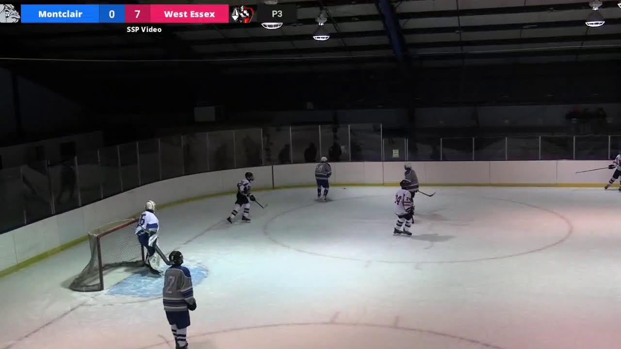 SSP Video Live-Stream! Montclair JV Ice Hockey vs. West Essex