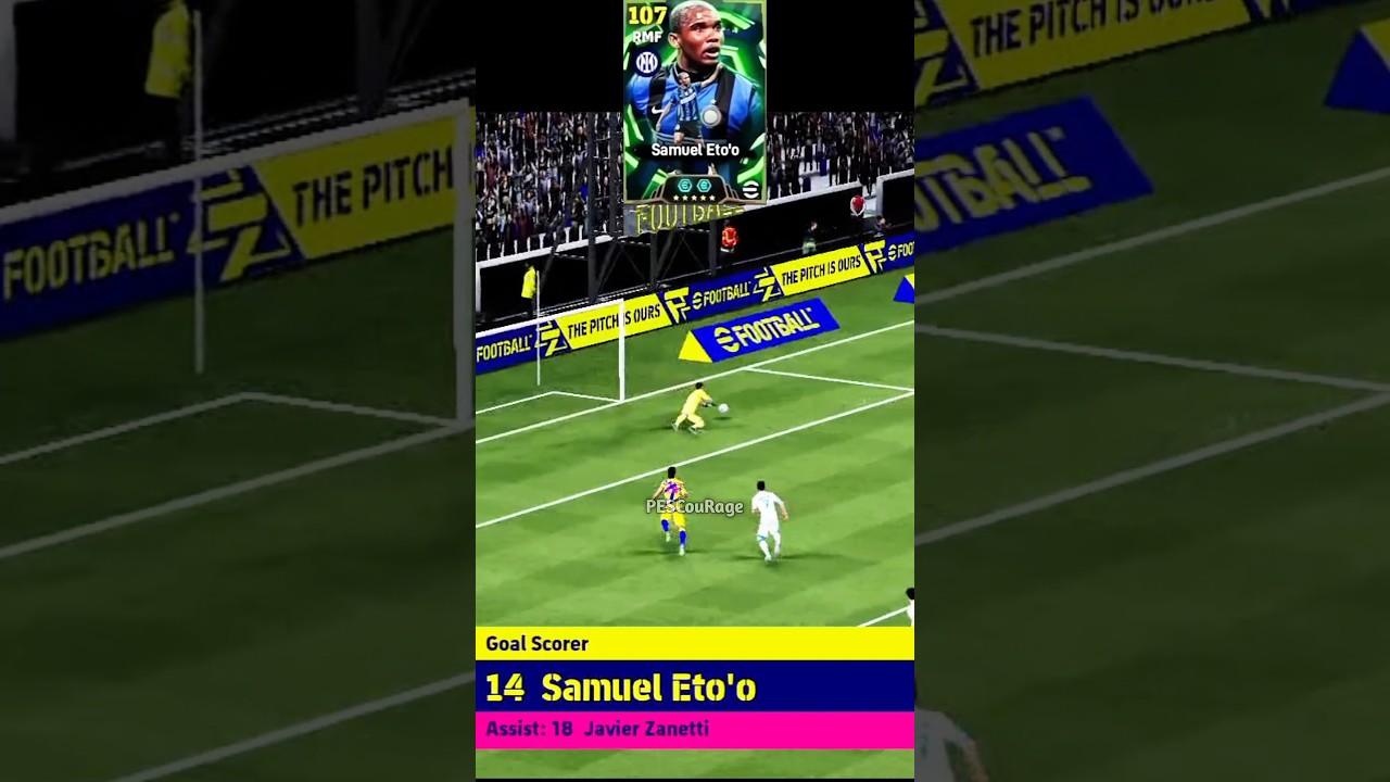 Samuel Etoo With POWERFUL Strike 🔥🔥
