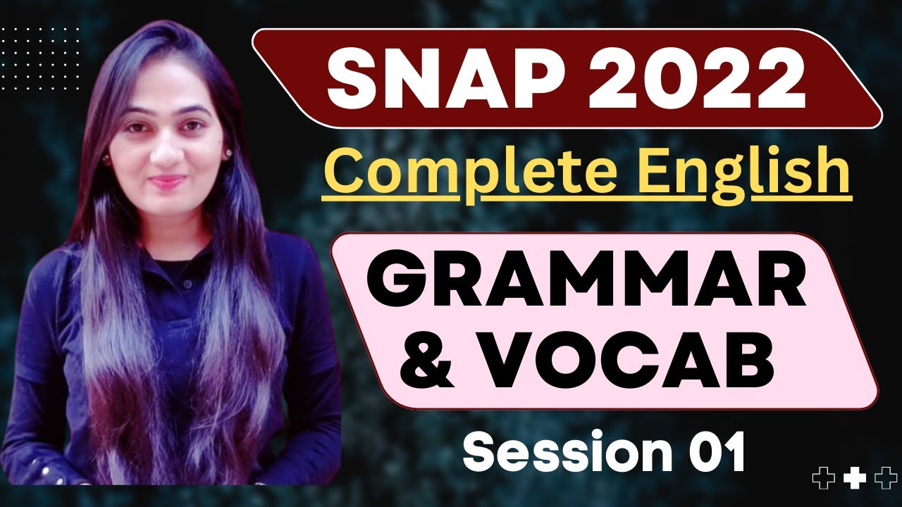 SNAP 2022 Complete English | Noun and Vocab | Shortcuts & Tricks | Session 1 | Suman Shekhawat
