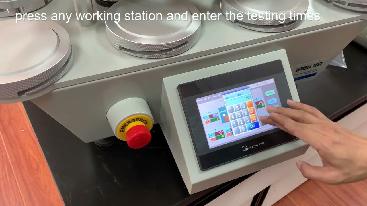 How to use Martindale Fabric Abrasion Tester ISO5470,ASTM D4966/4970 , ISO17079 ISO 12947, ISO17704