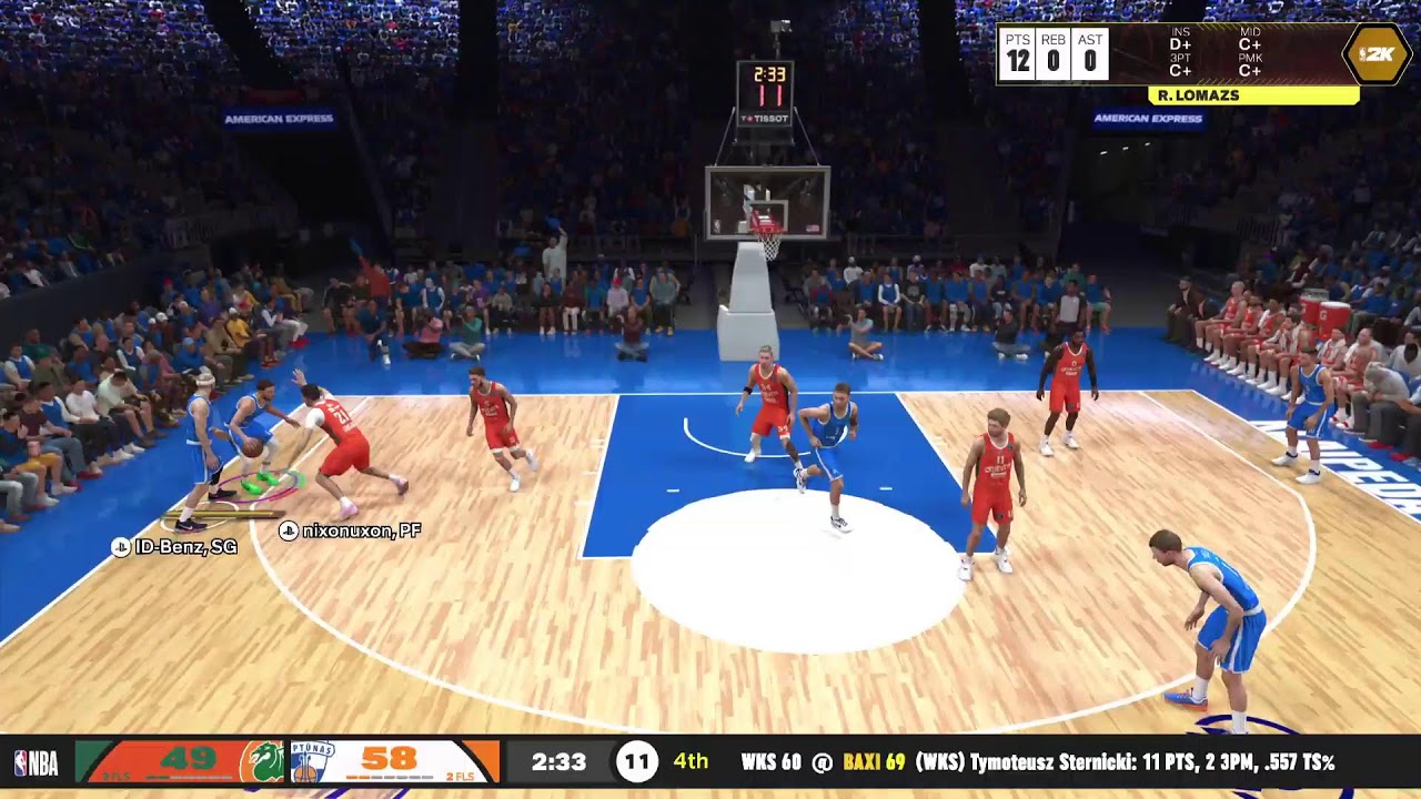 Cyber EuroCup Gr. A: Neptunas - Cedevita | Justas Raulinaitis vs Uros Drasinover