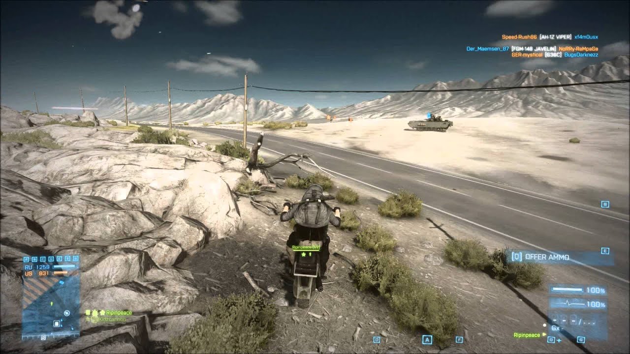 Battlefield 3 - Driving ChaBoyy over!
