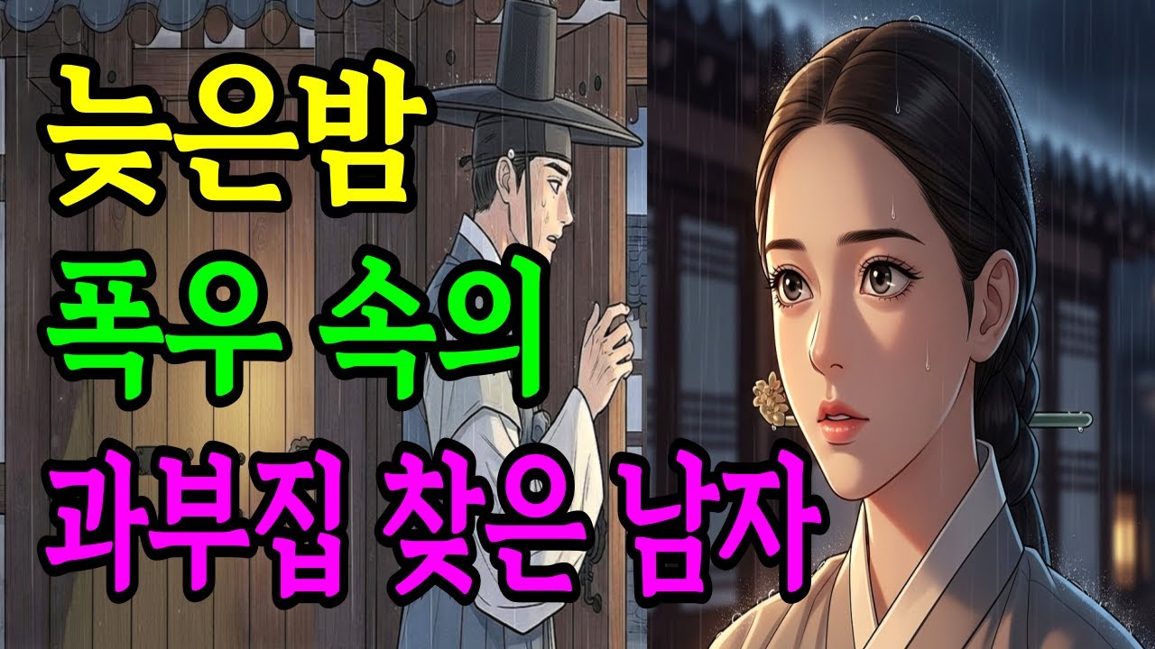 지나가던 나그네가 과부 집에서 하룻밤 묵었다가 평생 은인이 된 사연 (야담, 민담, 옛날이야기, 오디오북, 잠잘때듣는이야기)