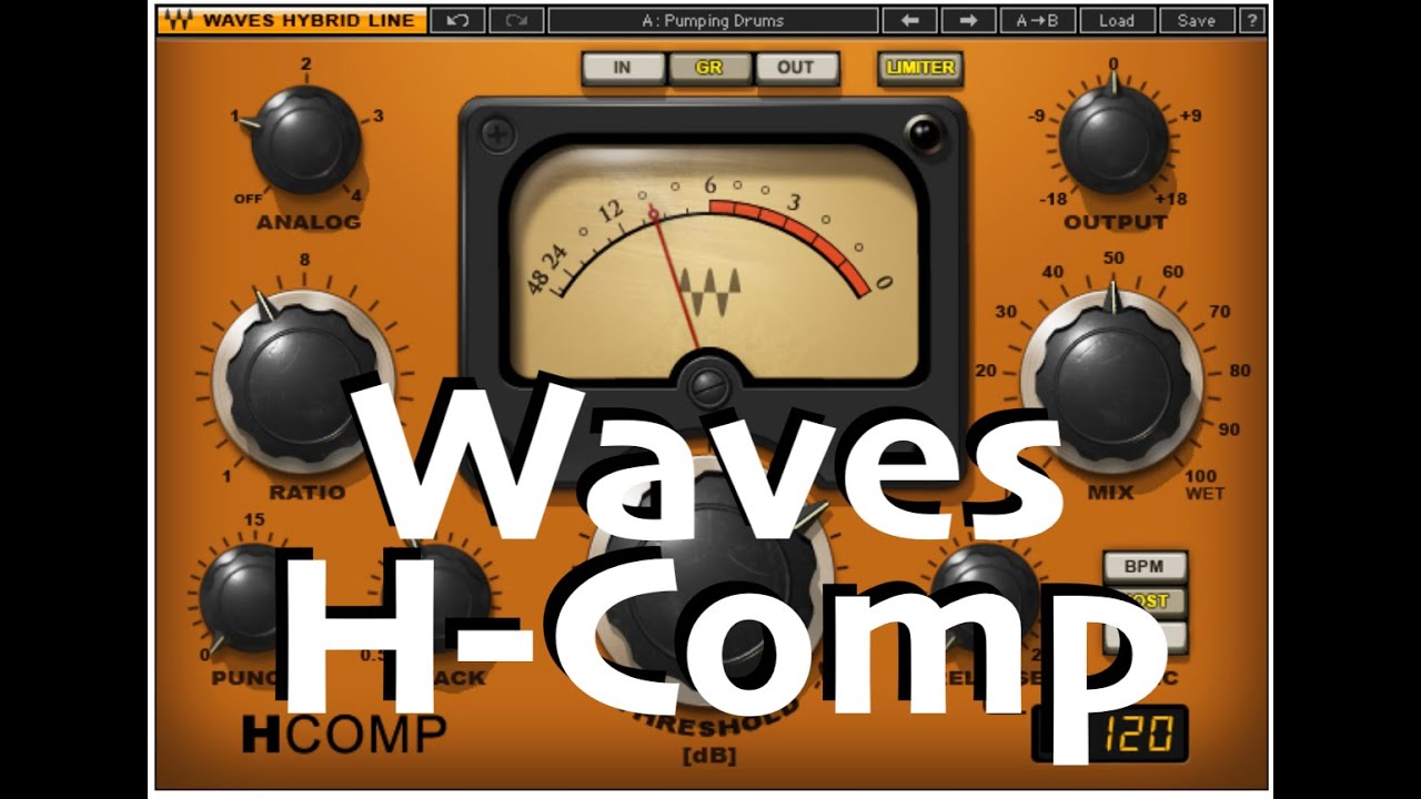 Waves H-Comp | Hybrid Compressor Plugin VST | Demo Test
