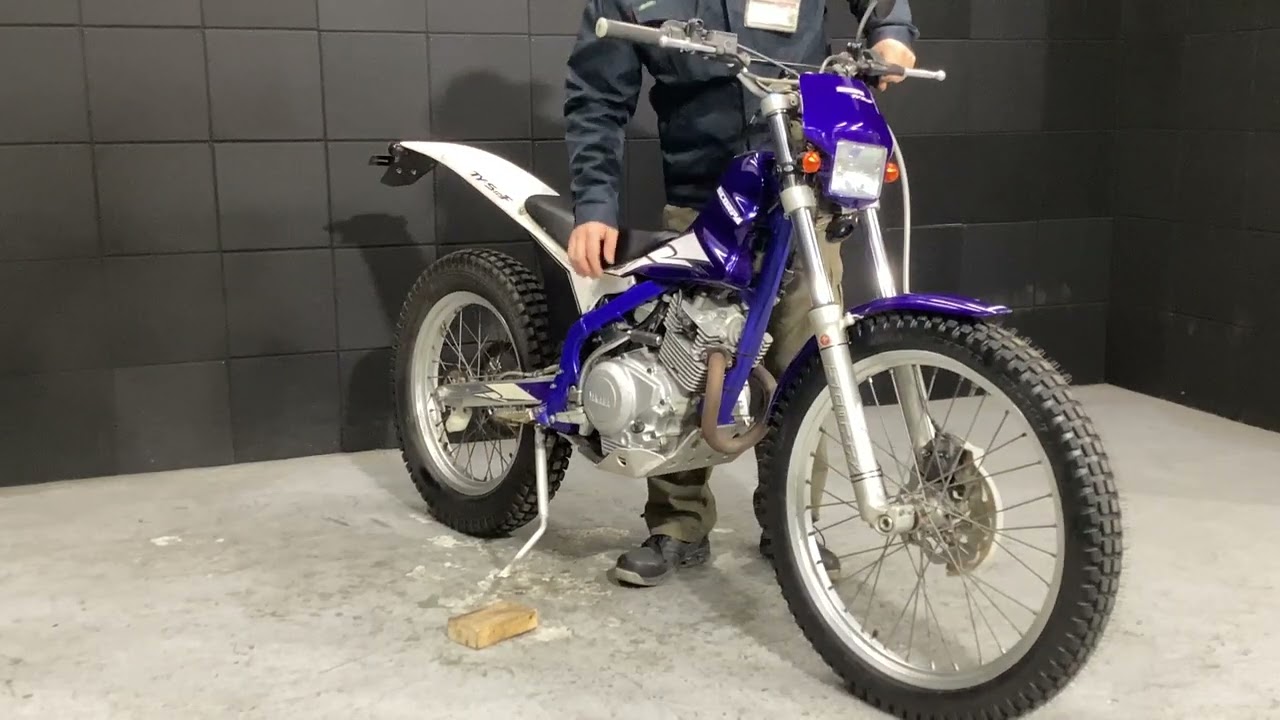 TYS125F 思い通りに動かせるコスパ抜群のトライアルマシン！公道走行可能なのも嬉しい一台！【エンジン始動動画】