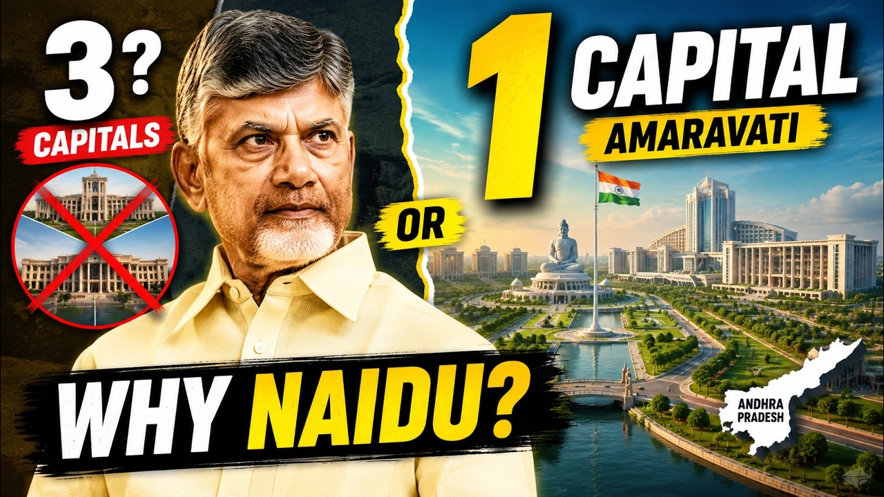 Why Naidu Chose ONE Capital Instead of 3? | Amaravati Ground Reality 2026