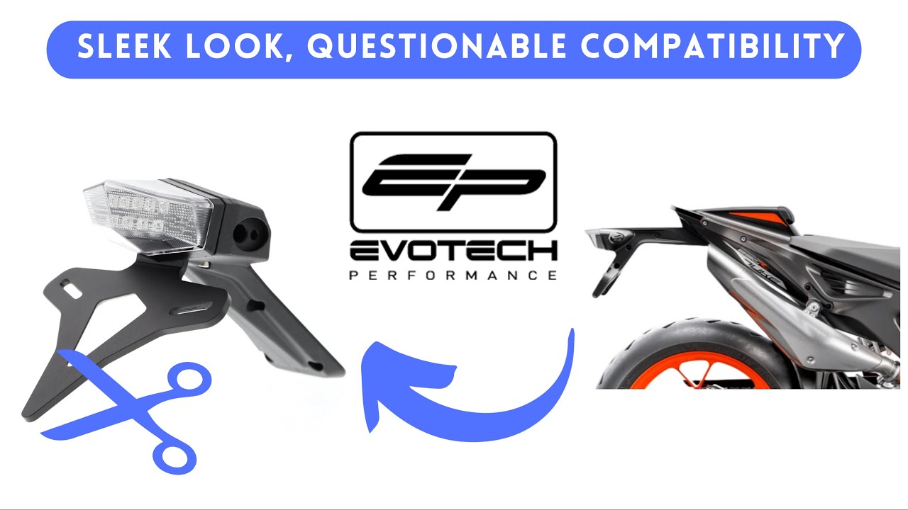 Tail Tidy Modification - KTM 890 Duke and Duke R (Evotech)