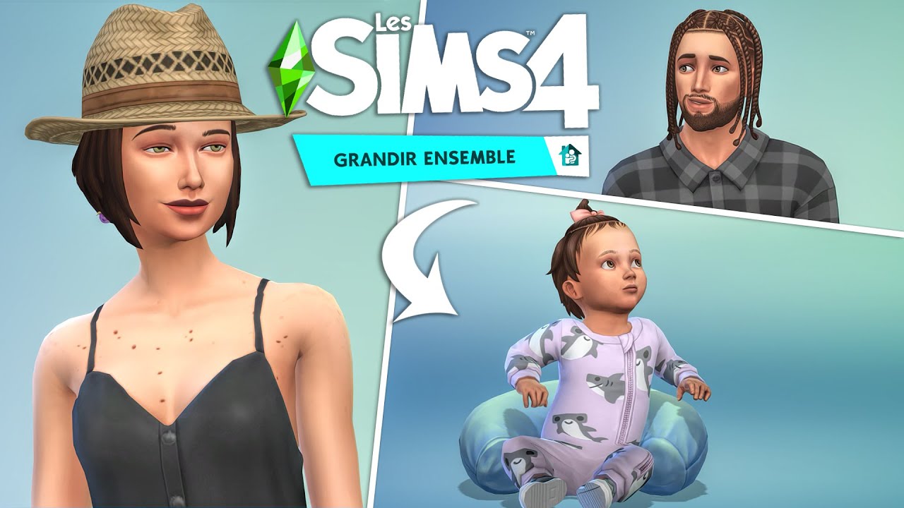 Pack d'Extension Les Sims 4 : Grandir Ensemble | CREER UN SIM