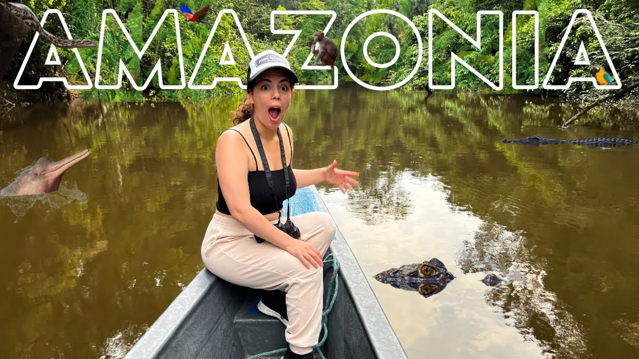 Entramos a la selva Amazónica de Ecuador 🇪🇨 Vimos Delfines Rosados🐬 l Cuyabeno (1/3) - Geleocos