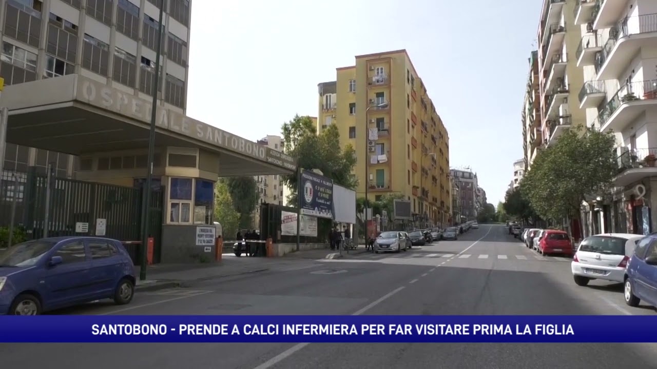 Calci all'infermiera per far visitare prima la figlia, shock al Santobono