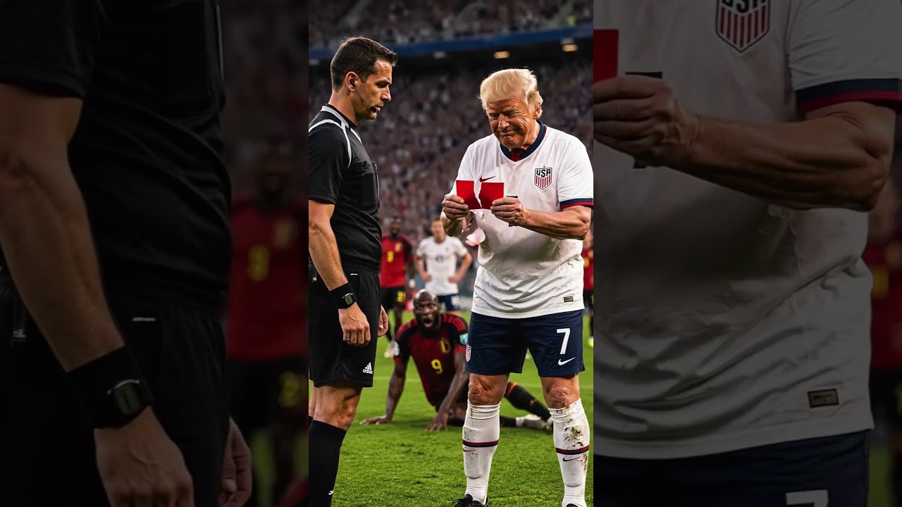 Trump: My Ground, My Rules 😂 🇺🇸⚽🇧🇪