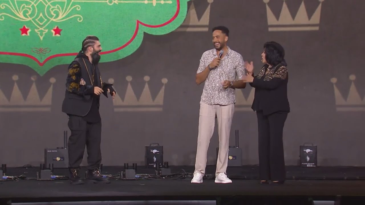 كريس المصري يبهر عصام السقا و اسعاد يونس 😳