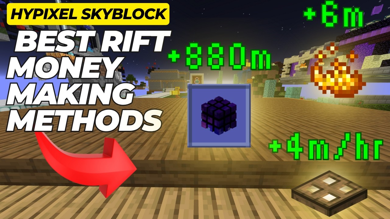 Fastest Ways to Earn Coins & Motes - Hypixel Skyblock Rift Guide 2026