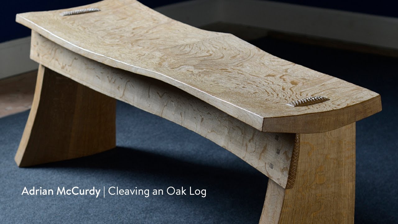 Adrian McCurdy | Cleaving an Oak Log