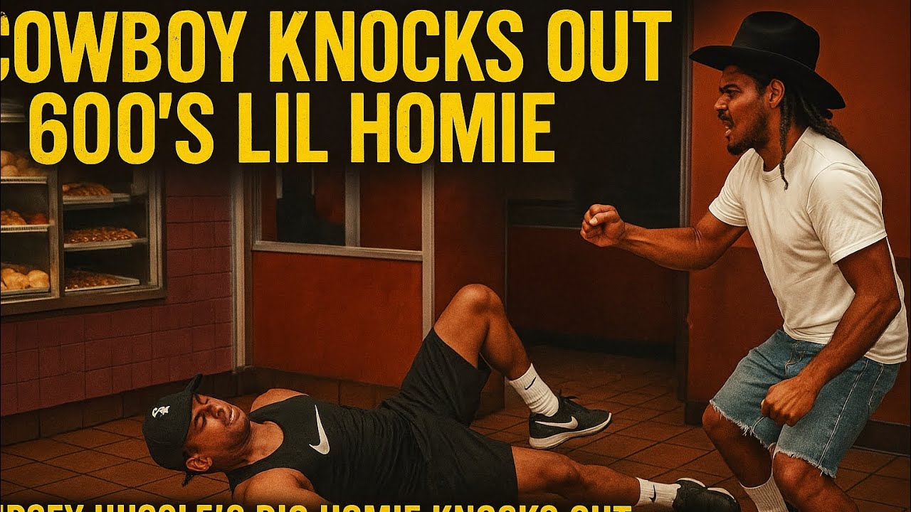 COWBOY KNOCKS OUT 600s LIL HOMIE FOR DISRESPECTING BIG U AND HIS SON