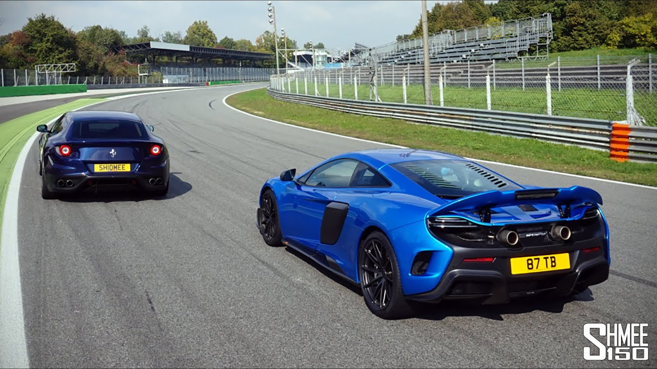 675LT and FF Photoshoots on Monza GP Circuit and Parabolica